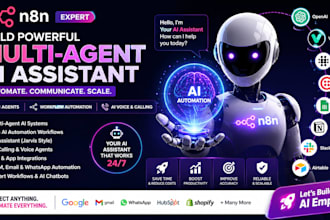 build multi agent ai assistant n8n ai automation n8n jarvis n8n ai calling agent