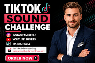 create a tiktok sound challenge to trend your song