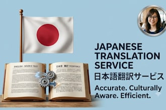 translate english into natural and fluent japanese