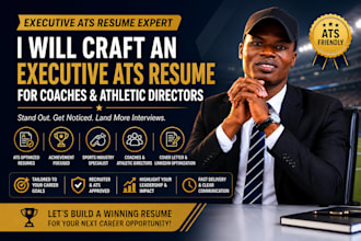 craft an executive ats resume for coaches and athletic directors