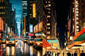 design vintage retro travel, movie and event posters  and music posters