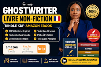 ghostwrite france non friction kindle KDP amazon ebook ghostwriting book french