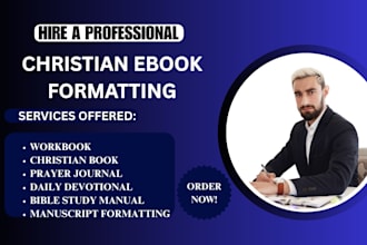 write, edit and format an engaging christian book and prayer guide