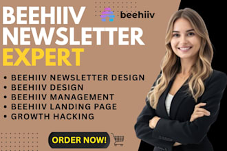 setup beehiiv newsletter design website landing page beehiiv ai newsletter