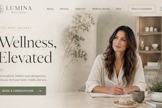 design squarespace wellness website spa health coach wellness brand website