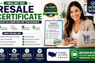 provide us resale certificate sales tax permit