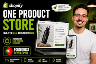 build a high converting shopify one product store