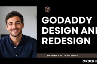 godaddy website design godaddy website redesign develop godaddy website design