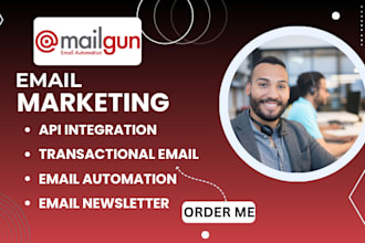 setup mailgun SMTP API integration email automation transactional email