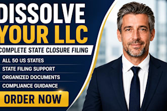 dissolve your llc and complete state closure filing in any US state