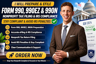 prepare and efile nonprofit form 990, 990ez, and 990n fast