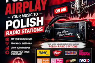 push and airplay your music to polish radio stations