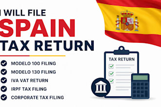 file spain tax return modelo 100 modelo 130 iva irpf corporate tax