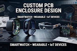 design pcb enclosure for smartwatches, fitness bands and smart glasses
