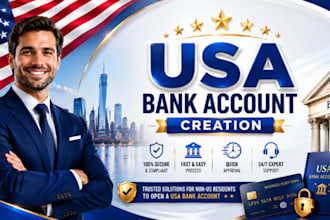 usa bank creation, llc formation, mecury, wise, stripe, proof of address, ein