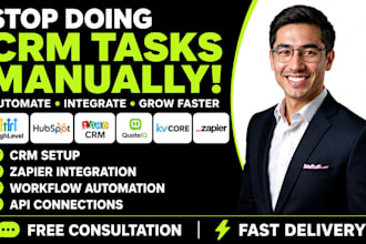 setup gohighlevel hubspot zoho CRM quoteiq kvcore dotloop ghl zapier integration