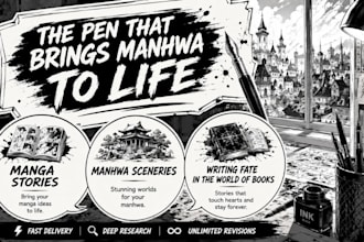 write a compelling story script for your manga , manhwa , or novel