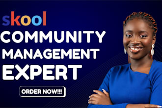 manage skool online community setup, skool community manager skool manager