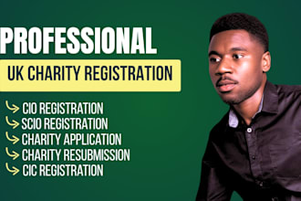 prepare your UK cio charity registration application for charity commission