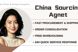 be china sourcing agent, fast dropshipping, sample, small order support
