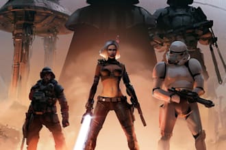 create star wars and sci fi illustration