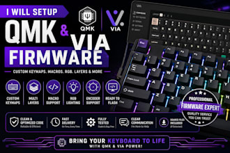 configure qmk firmware and via for your custom mechanical keyboard