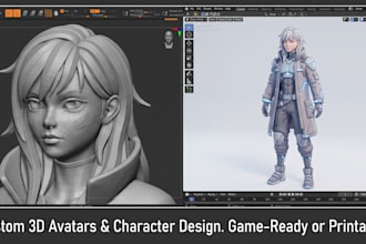 sculpt custom 3d nsfw model for vrchat game or printing stl