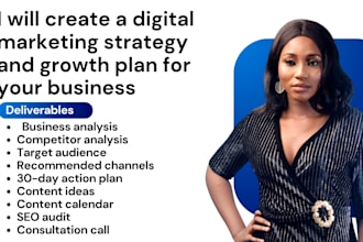 create a digital marketing and growth plan for your business