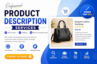 write amazon and shopify product description