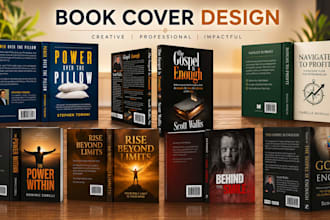 redesign book cover design, ebook cover design, KDP book cover, book design