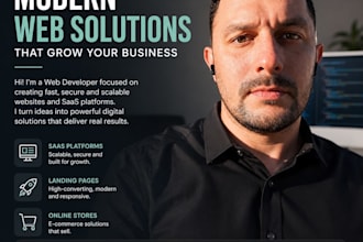 develop a custom saas web application