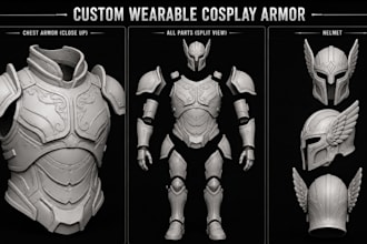 3d wearable armor print and paint 3d helmet design 3d printable cosplay armor
