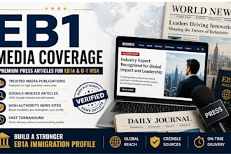 write and publish  uscis compliant  eb1  media article