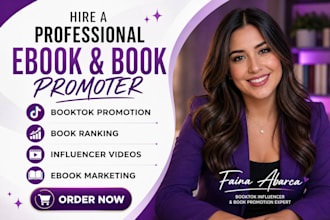 do booktok promotion ebook marketing tik tok booktok influencer video book rank