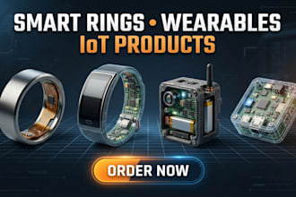 design custom pcb enclosure for wearables, smart rings and iot products