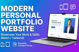 design and develop a custom portfolio website for professionals
