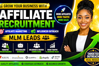 affiliates recruitment, affiliates marketing influencer outreach