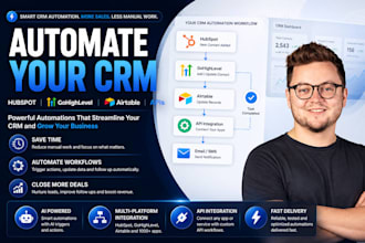 automate your CRM with hubspot gohighlevel airtable and apis