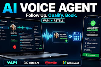 build ai voice agent for lead follow up and automated appointment booking system