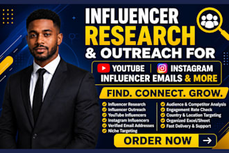 influencer research influencer outreach find youtube instagram influencer email