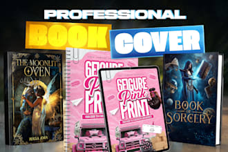 design a compelling book cover, ebook cover, and KDP ready book design