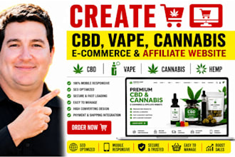 do cbd website cannabis website hemp weed cbd ecommerce website with woocommerce