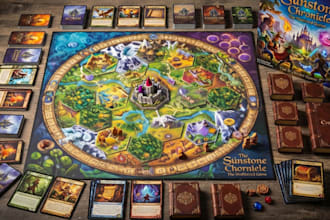 design board game card game tabletop game cards box rulebook tarot card game