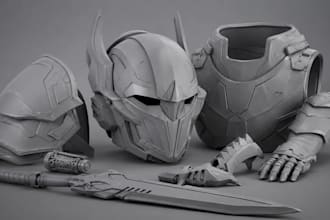 3d mask 3d helmet 3d cosplay model cosplay mask wearable armor 3d mask design