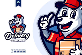 design a custom courier service logo for your business