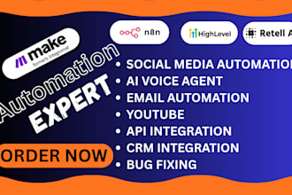 build make com automation, fix make com, make automation, n8n automation