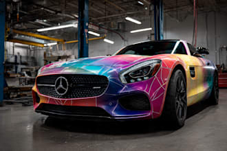 create a professional car, van or vehicle wrap design