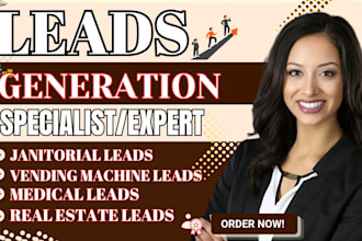 be your lead generation specialist for janitorial vending machine real estate