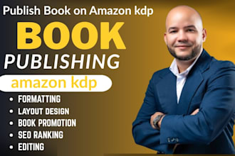 do amazon KDP book publishing, ebook formatting and kindle setup