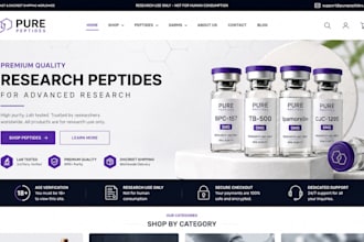 build an fda compliant research peptide ecommerce store